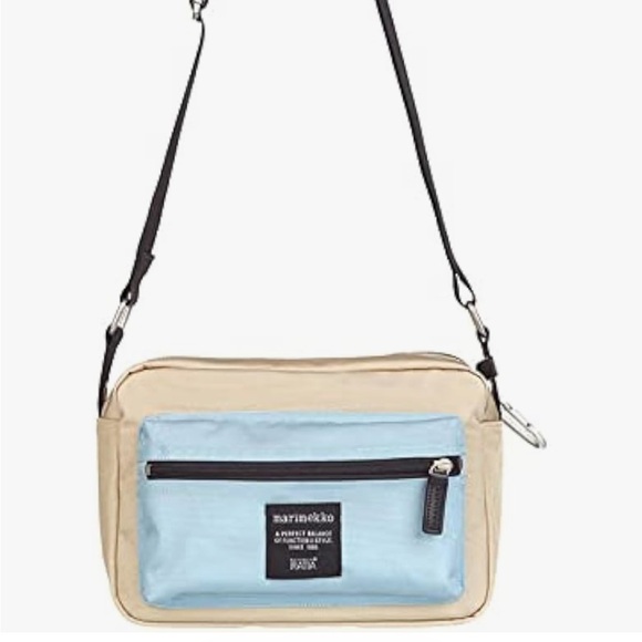 NWOT Marimekko My Things Crossbody Bag - Fog Blue/Sand - Picture 14 of 16